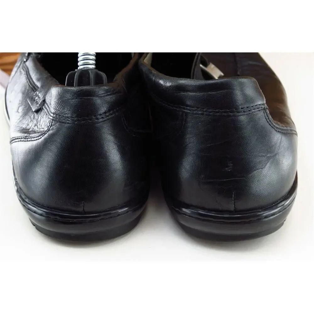 ECCO Shoes Sz 43 M Black Loafer Leather Men‎ 535250